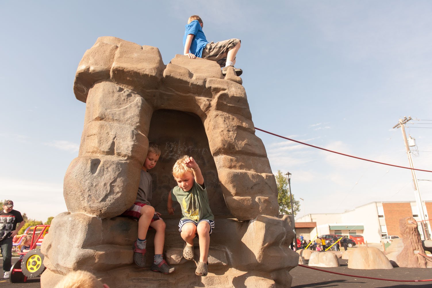 PlayWorks Spruce Avenue Playground in Edmonton, Alberta!